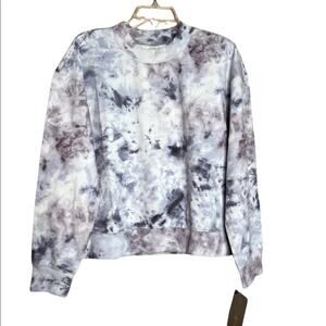 Harmony Balance Purple & Gray Crew Neck Sweatshirt sz L